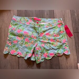 NWT Rare Disney Parks x Lilly Pulitzer Mickey & Minnie Mouse Buttercup Shorts 14